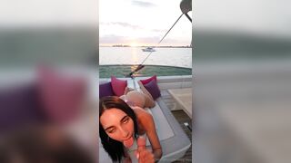 Izzy Green  OUTDOOR BOAT POV SEXTAPE!